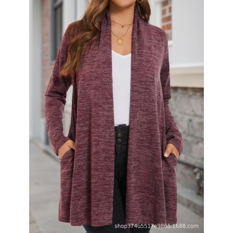 Women S Loose Lightweight Long Sleeve Cardigan With Pockets
