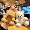 Portachiavi Peluche Orsetto Carino - Bambola Cartone Animato e Ciondolo per Borsa da Donna