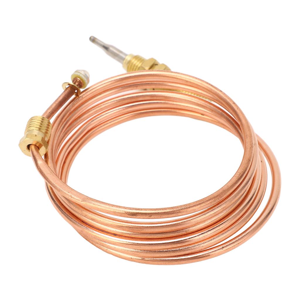 Gas Thermocouple HR0001 120cm Copper Universal Gas Stove Replacement Thermocouple for Oven Gas Cooker