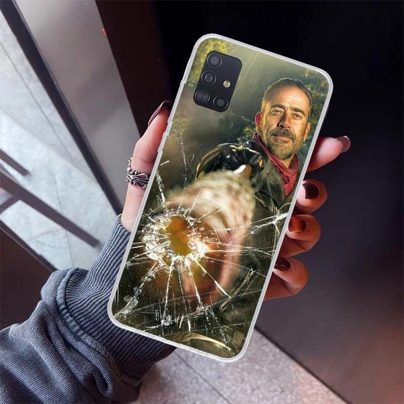 Negan The Walking Dead Phone Case For Samsung Galaxy A52 A51 A50S A32 A22 A12 A02S A72 A71 A31 A70 A30S Note 20 Ultra 10 Plus S1