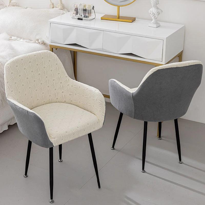 Makeup Chair Cover High Armrest Chair Cover All-Inclusive 4Season Universal NailSalon Chair Cover Stretch Dining Chair Slipcover