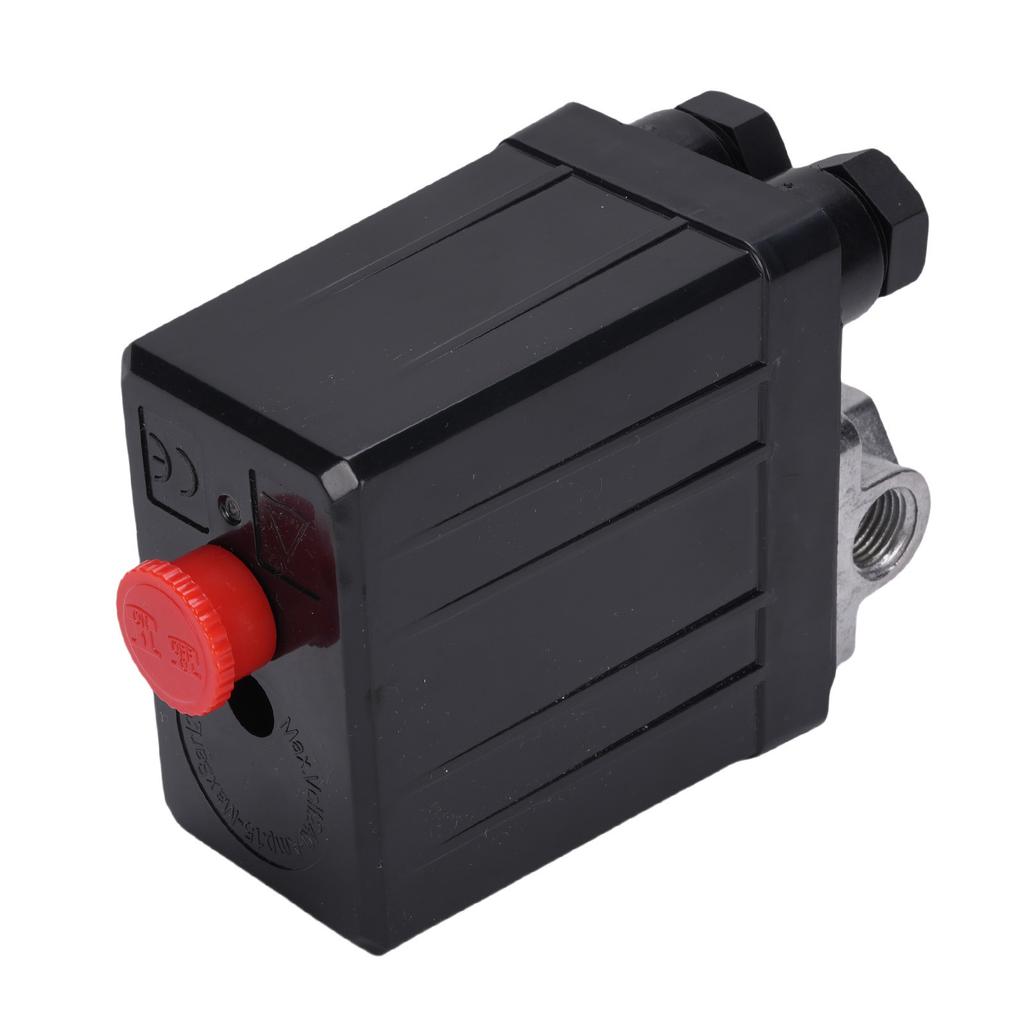 Air Compressor Pressure Switch 240V 15A 4 Holes Effective Adjustment Pressure Switch Control Valve
