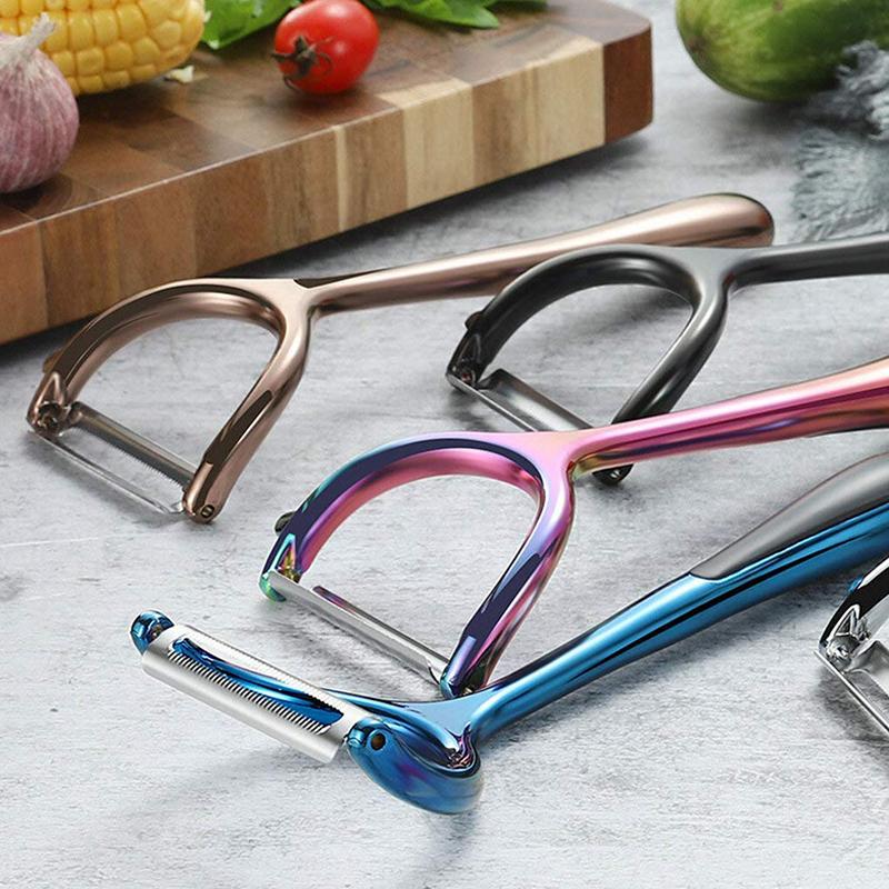 Premium Ultra Sharp Peeler &  Stainless Steel Ergonomic, Vegetable Potato Apple Peeler - Kitchenware