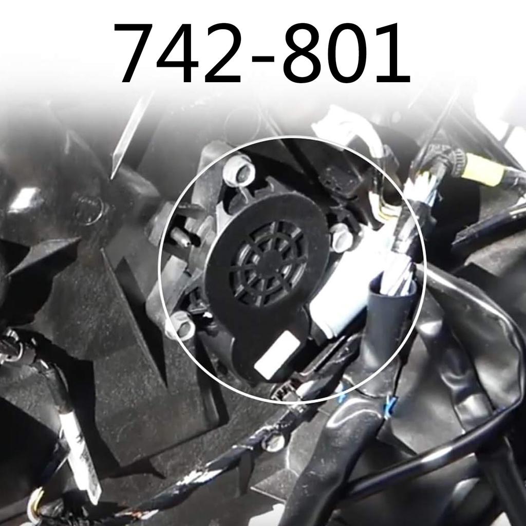 High Efficiency Window Lift Motor Electric Window Motor Smooth Operate Window Lift Motor 742-801 Replacement for Mazda