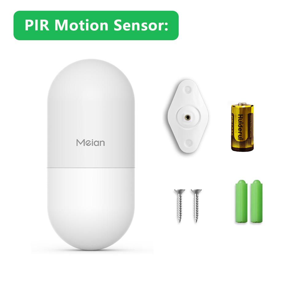 Meian Tuya Zigbee Human Motion Sensor Smart Home PIR Motion Sensor Detector Alarm Security Smart Life Works With ZigBee Gateway PIR Motion Sensor