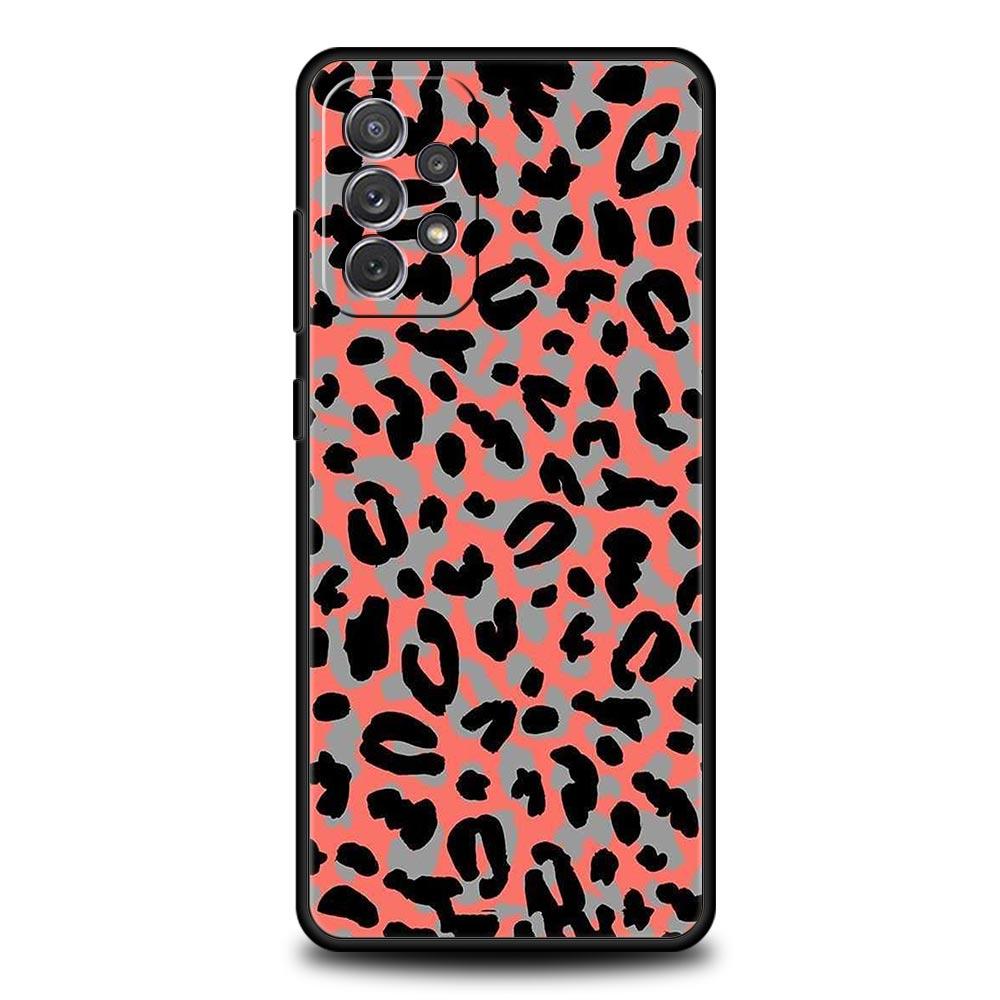 Leopard Print Pattern Phone Case for Samsung A51 A71 A21S A12 A11 A15 A25 A31 A41 A52 A32 A23 A33 A53 A73 A03S A05S A13 5G Cover