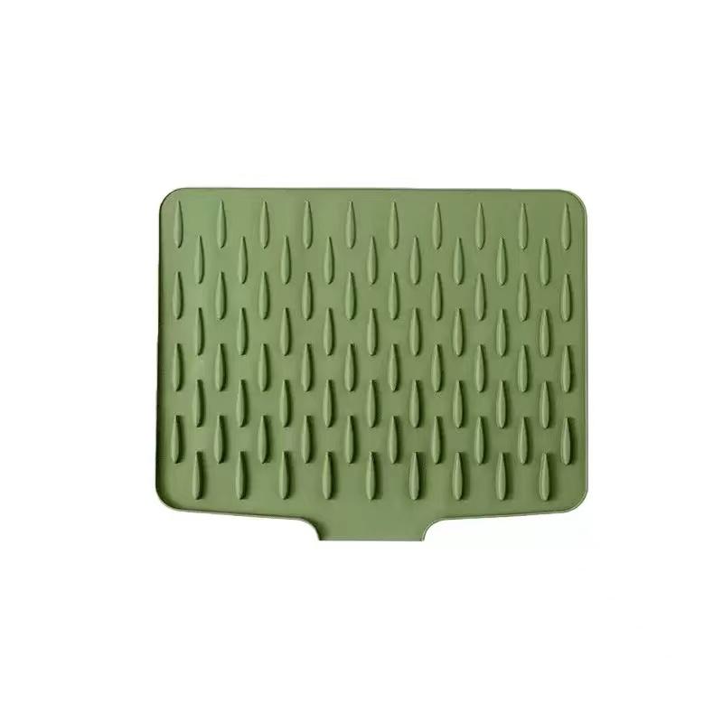 Sink Mat, Flexible Silicone/Rubber Pad with Drainage Holes, Protects Dishes & Sink Surface, Scratch-Resistant, Heat-Resistant & Dishwasher-Safe