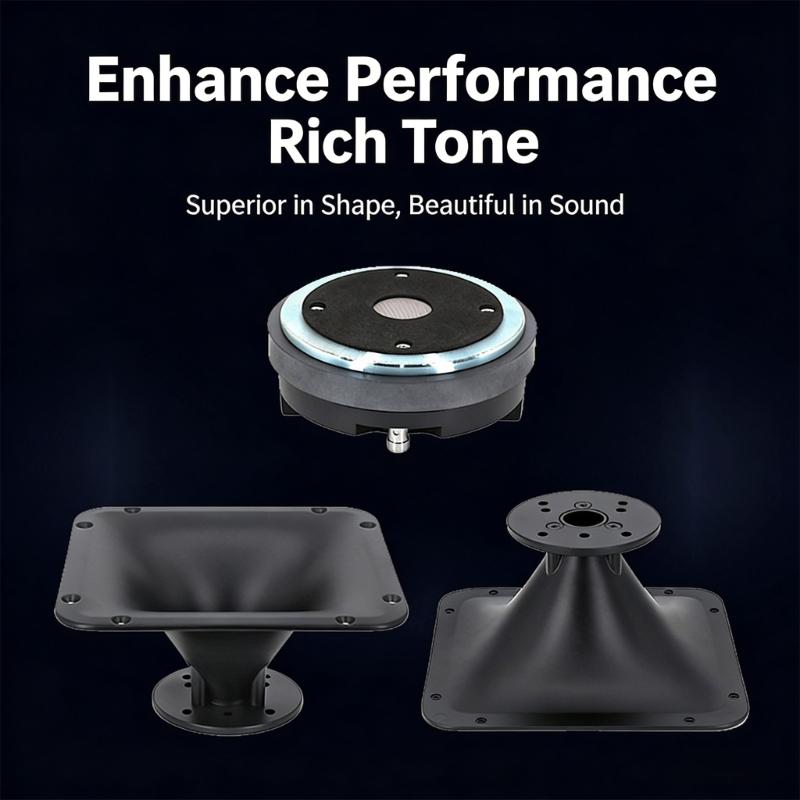 DJ Speaker Tweeter Horn 210x210 8.25inch Throat HiFi For Home Theater Karaoke Professional Sound Mixer Public Address