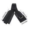 2pcs Weight Lifting Strength Training Gym Fitness Black Wrist Support Lift Strap for Training Exercises
