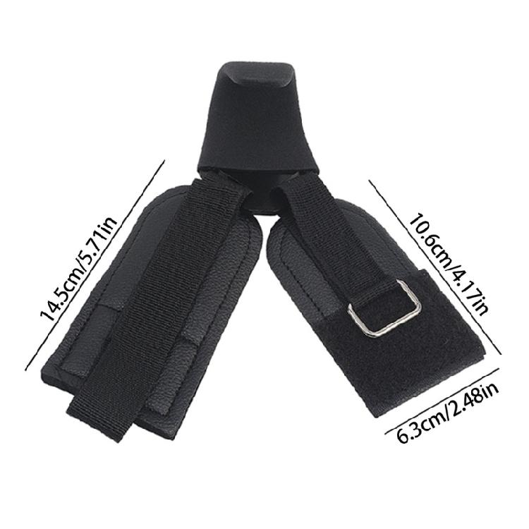 2pcs Weight Lifting Strength Training Gym Fitness Black Wrist Support Lift Strap for Training Exercises