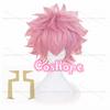 MHA Pinky Ashido Mina Cosplay Wig Women Fluffy Pink Wig Cosplay Anime Cosplay Wig Heat Resistant Synthetic Wigs