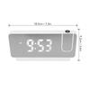 Projection Alarm Clock Time Date Temperature Display 180 Degree Wide Angle HD LED Screen Projectable Clock for Home