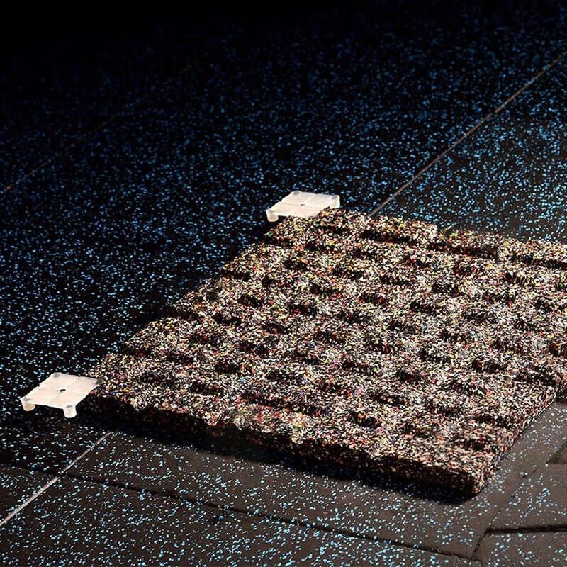 Interlocking Composite Rubber Gym Floor Mat