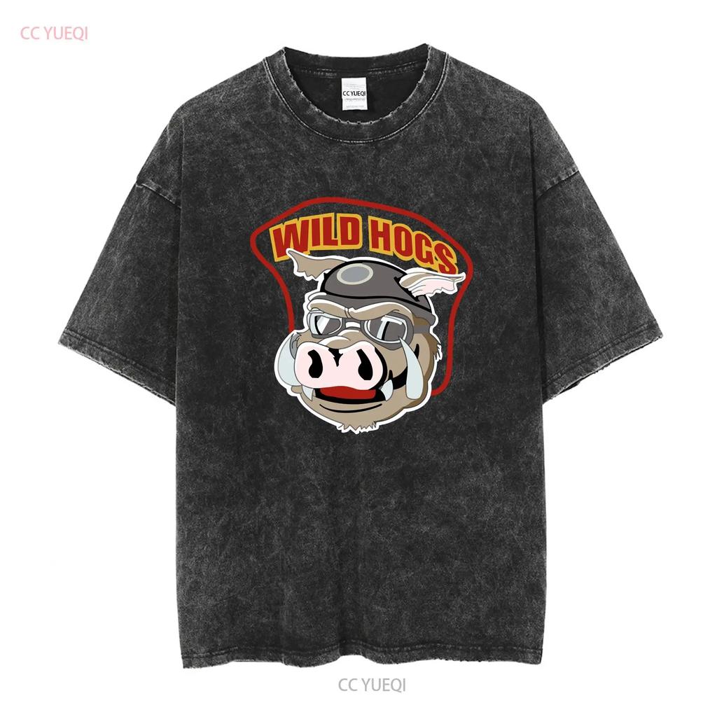 New Wild Hogs Logo Active T Shirt American Funny Size S 5xl long or short sleeves vintage Washed Comfortable Slightly Versatile