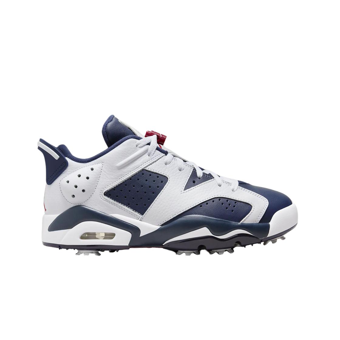 

Jordan 6 Retro Low Golf Varsity Red Mignight Navy 240(US 6)
