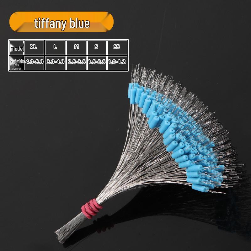 High-Concentricity Silicone Bean Fishing Rod Tip Lock, Anti-Tangle Olive Shape Accessory