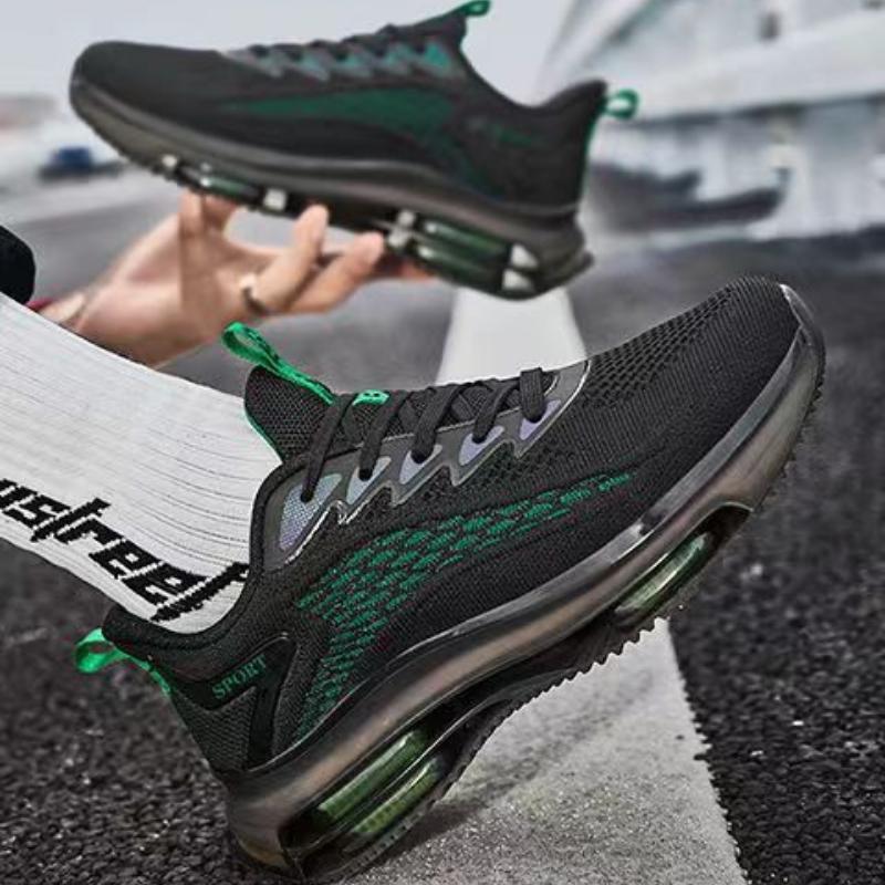 Outdoor Men's Casual Sneakers Chunky Running Shoes Fashion Men Shoes Mesh Breathable Basketball Shoes Non Slip Shock Tennis Shoe