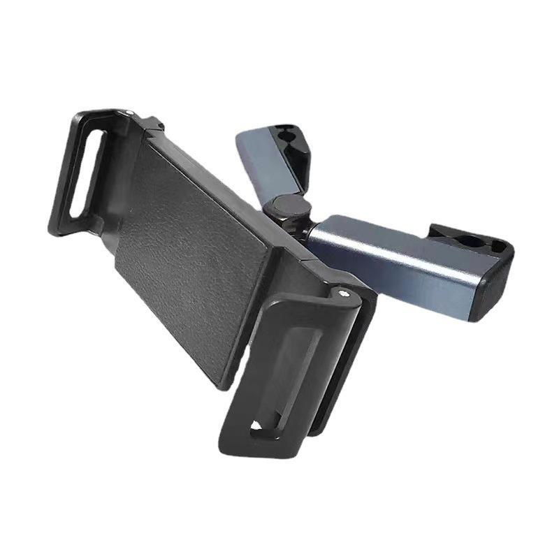 Adjustable Telescopic Car Seat Phone & Tablet Holder with Rotating Back Pillow Bracket
