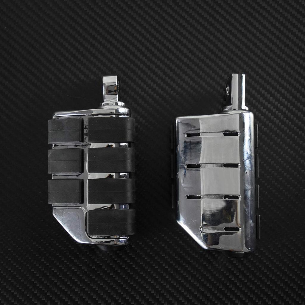 HDBUBALUS Motorcycle Universal 1.3 inches (32 mm) Highway Foot Peg Pedal Long Type for Harley Suzuki Kawasaki BMW