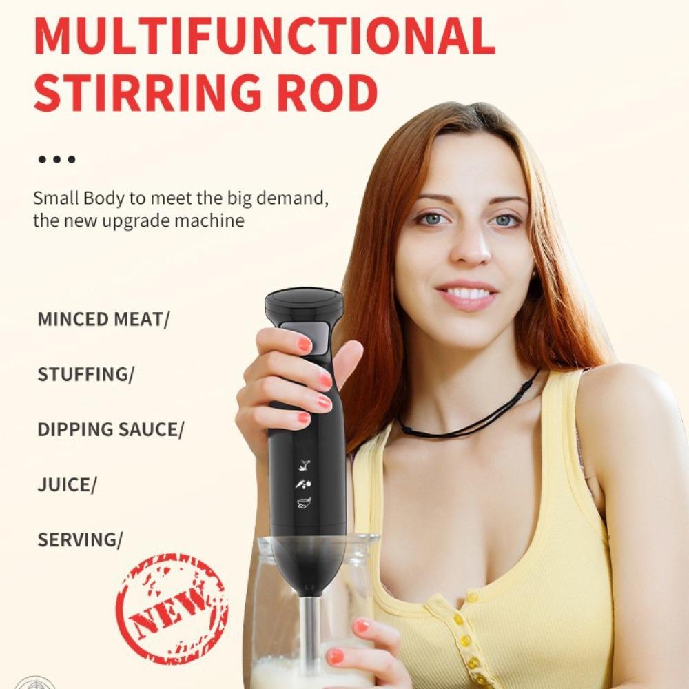 Supplementary Food Machine Cooking Stick Multifunctional Small Stainless Steel Mixer Household Kitchen Meat Grinder