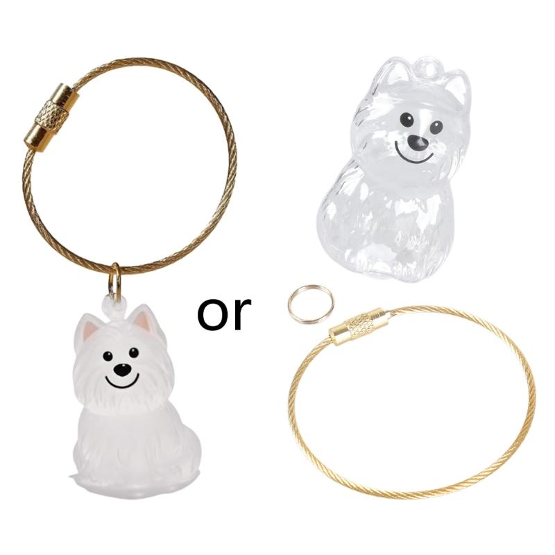 Creative Cats Hair Keepsakes Display Box For Pet Lover Gift Plastic Clear Decorative Container To Preserve Furs Memory