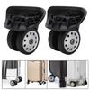 1 Pair  8 Porous Wheel Suitcase Luggage Replacement Casters for Travel Bags Large Size