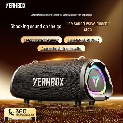 YEAHBOX Sonic Boom Altoparlante Bluetooth Spina CN (adattatore incluso) (Versione NC)