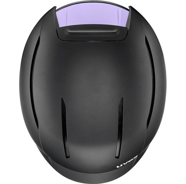 Шлем защитный uvex Levitate MIPS black-lavender matt черный