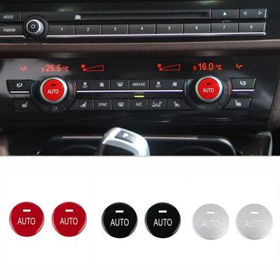 Central Control Air Conditioner AUTO Button Replacement Cover Trim For BMW 5 6 7 Series F01 F07 F10 F18 X5 X6 F15 F16 2009-