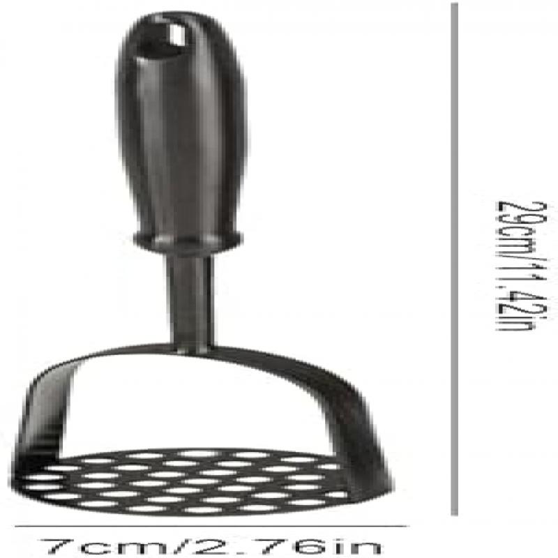 Stainless Steel Potato Masher, Multi-Function Kitchen Grinder Tool—Compact Avocado Press, Suitable for Vegetables, Meat, and Tomatoes