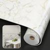 Self-Adhesive Marble Look Wallpaper – 2.0mm Thick Tile Sticker Waterproof & Moisture-Proof Bathroom, Kitchen, Living Room Renovation Decor