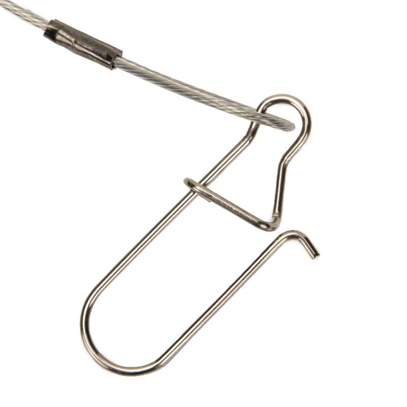 Yellow-Black Steel Wire U-Shaped Pinch Buckle for Sea and Boat Fishing