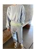 2025 Korean-Style Women’s Trendy Velvet Sweatshirt & Jogger Set – Comfy Casual Sportswear for Fall & Spring