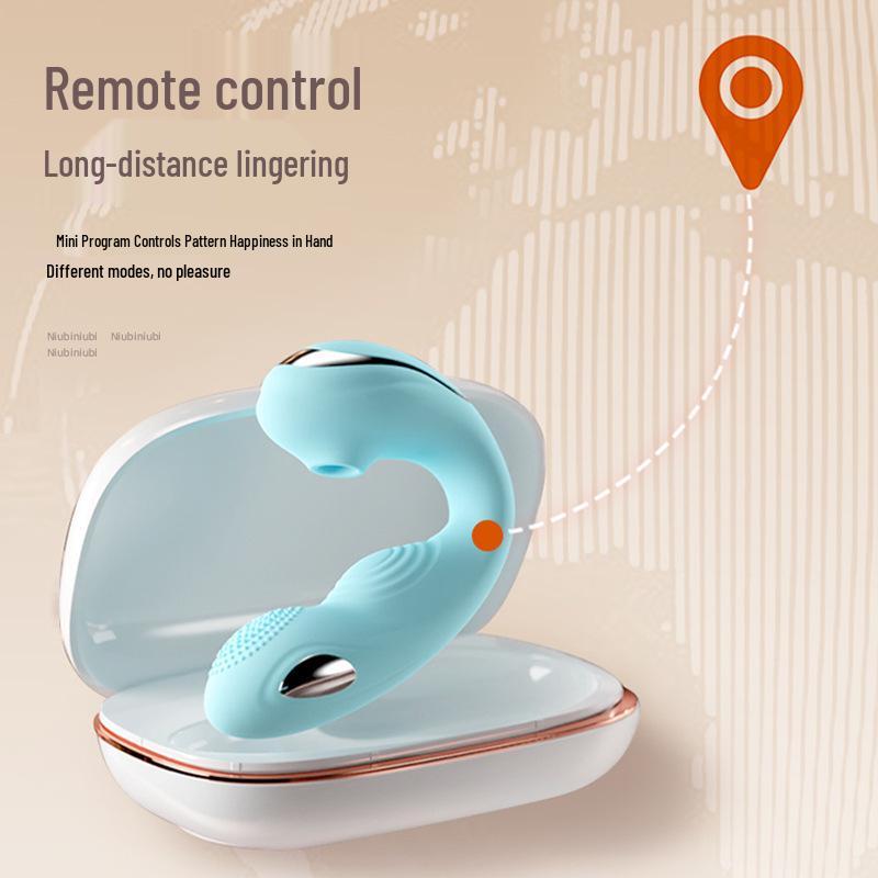 Freya Remote-Controlled Patting & Sucking Vibrating Wand for Women