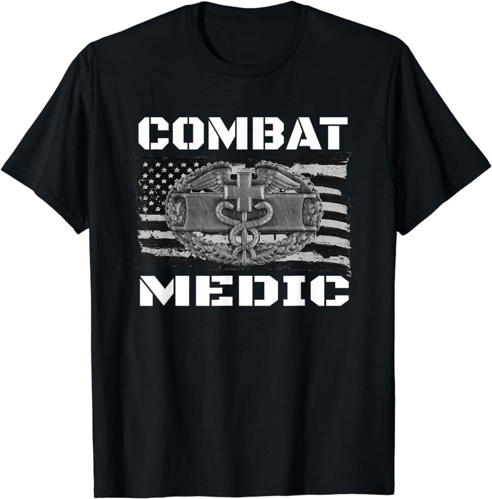 US ARMY Combat Medic Veteran Medical Military T-Shirt Size S-5XL Unisex T-Shirt