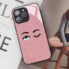 Hot Ferragnies Eyes Chiara Phone Case for Iphone 16 15 14 12 11 13 Pro Max Mini X Xr Xs Se 8 Puls glass Cover