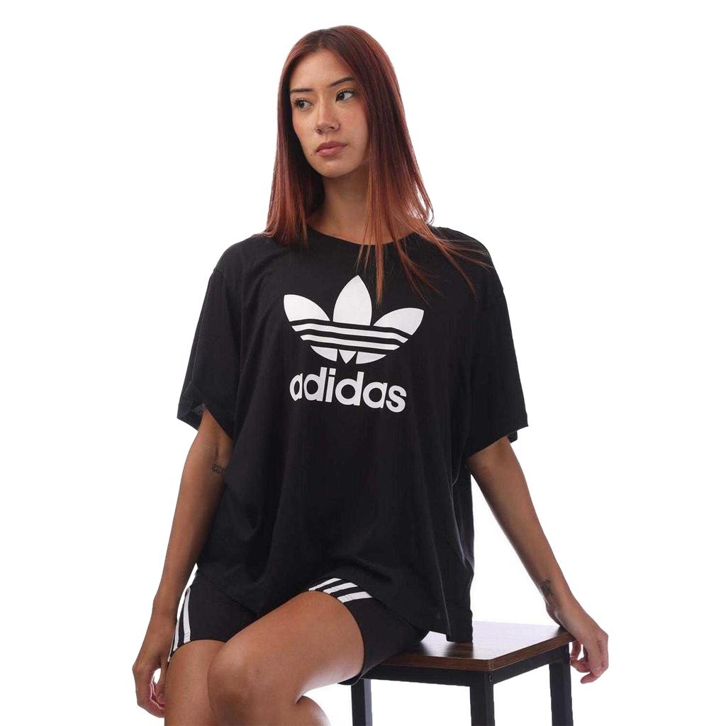 adidas Womens/Ladies Trefoil Plus Short-Sleeved T-Shirt