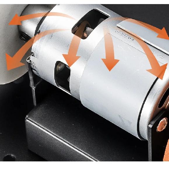 Miniature Desktop Double Grinding Head Grinder, Household Electric Knife Sharpener, Thickness Polishing and Grinding Artifact