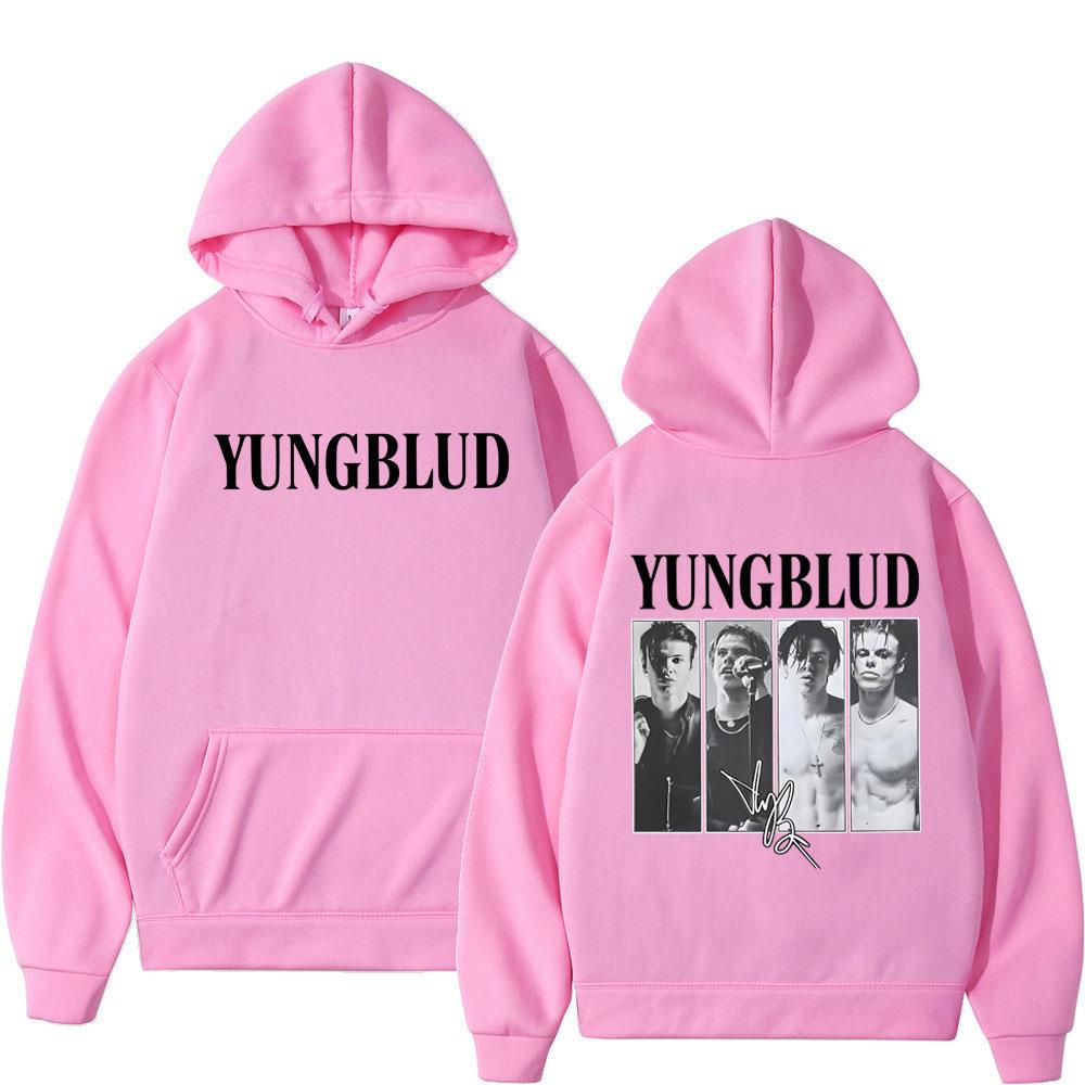 IDOLS Tour 2025 Yungblud Signature Gothic Vintage Graphic Hoodie Women Long-sleeved Loose Hip-hop Punk Sweatshirt Streetwear