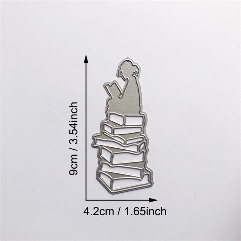 Book Metal Cutting Dies DIY Craft Carbon Steel Embossing Template Stencil Scrapbooking for Card Die Cuts Mold Decor