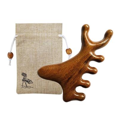 Wooden Restoration Bracket Acupressure Device Trapezius Muscle Massage Lymphatic Circulation Massage C Type