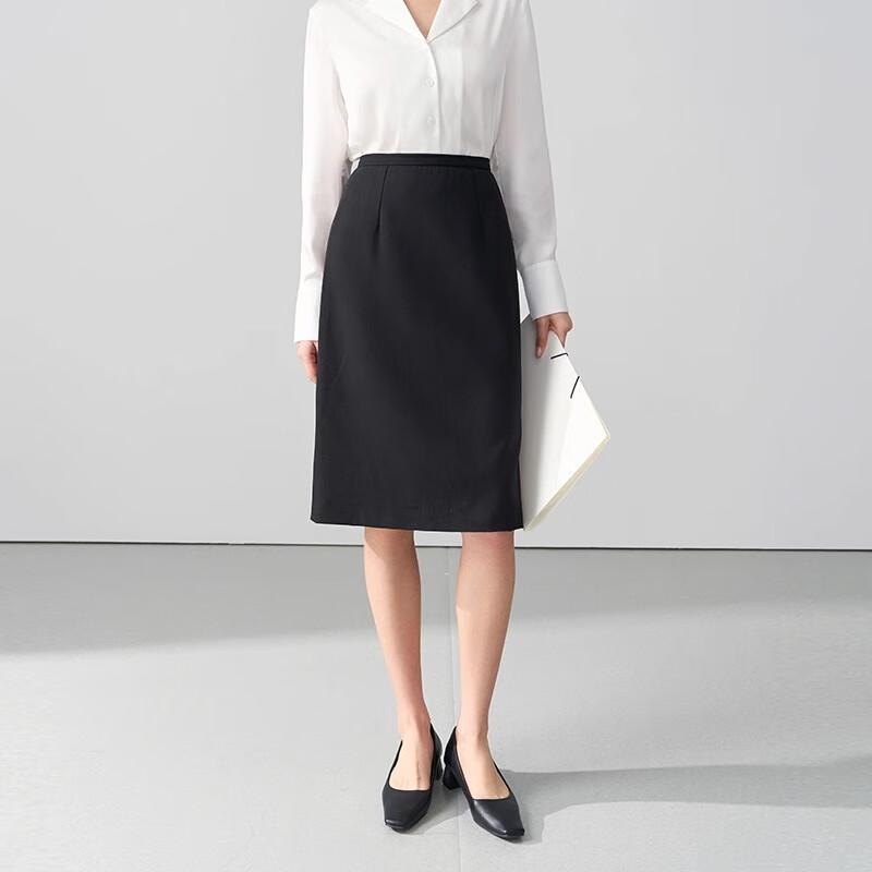 Women's Professional Black Pencil Skirt