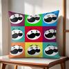Classic PPringles Cushion Cover Natural Linen Organic Fabric DoubleSided Printing Couch Pillow Covers Home Decor