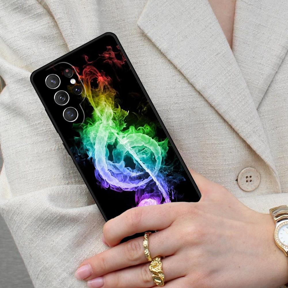 Musical Notes Classical Music Art SOFT Cell Phone Case for Samsung Galaxy S26 Ultra S25 S24 S23 S22 S21 S20 Note10 Cover