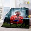Atletico Madrid Customize Text Blanket Multi-purpose Personalized Blanket Comfortable for Seaside Chair Picnics Office Chair Four Seasons Multipurpose
