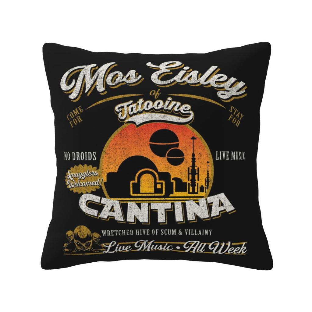 Mos Eisley Cantina Tatooine Dks Square Pillowcase Cushion Cover Pillow Case Throw Pillow Cover for Home Bedroom Car