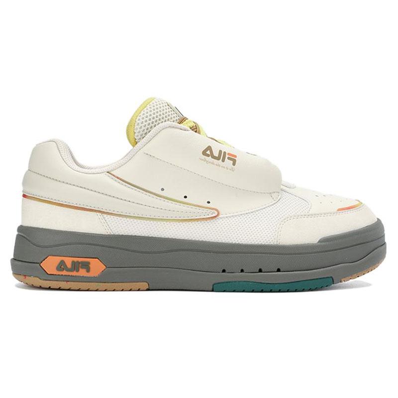 Fila Mix Comfortable Versatile Durable Low-Top Skate Shoes Men Sneaker Off-White F12M324203AWG