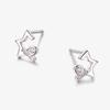 Star Stud Earrings Female Niche Design Sense Gentle Daily Inlaid Rhinestone Five-pointed Star Earrings