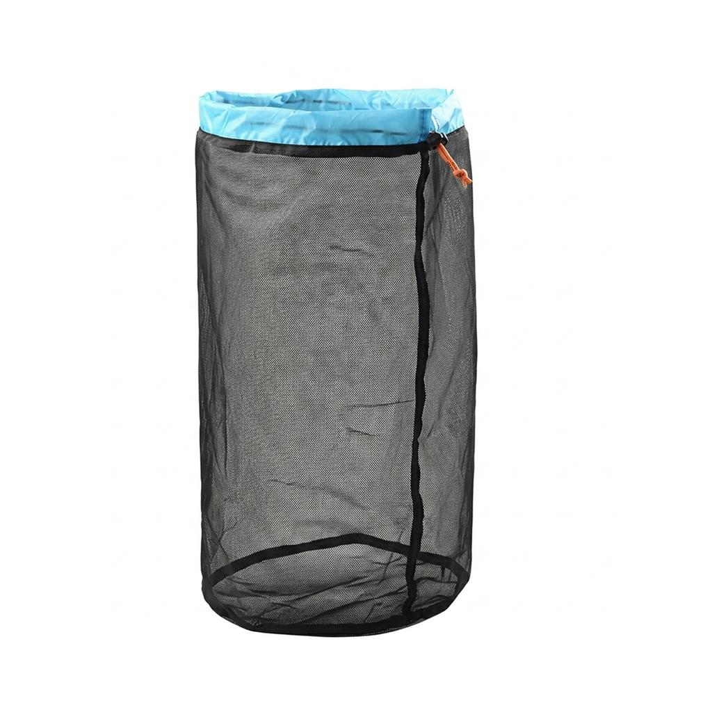Mesh Bags Lightweight Mesh Stuff Sack Drawstring Storage Bags Compression Pouches for Camping, Hiking, Laundry & Grocery