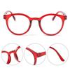 Portable Glasses Protection Online Classes Anti-blue Light Round Eyeglasses Kids Glasses Ultra Light Frame